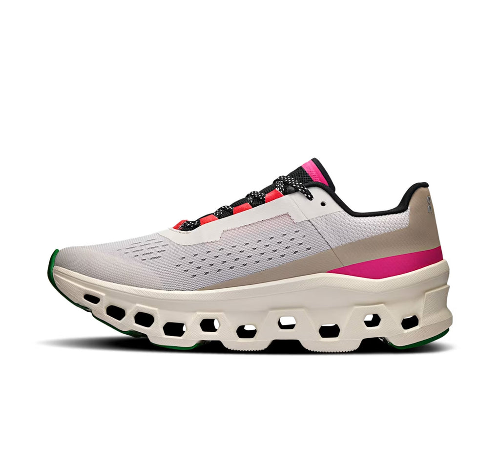 ON Women's Cloudmonster Silver/Ivory